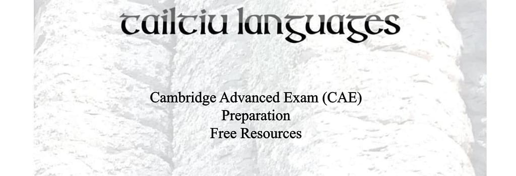 CAE Cambridge Exam Preparation