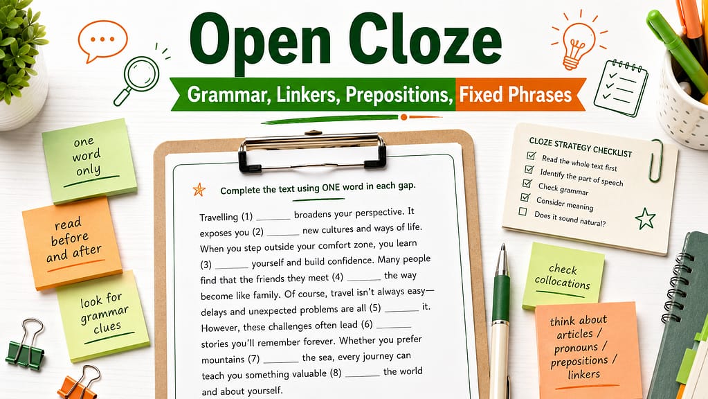 Use of English Open Cloze Pic