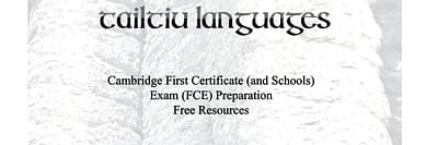 FCE Cambridge Exam Preparation